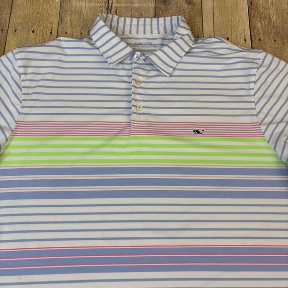 Vineyard Vines Performance On The Go Sankaty Polo Shirt XL